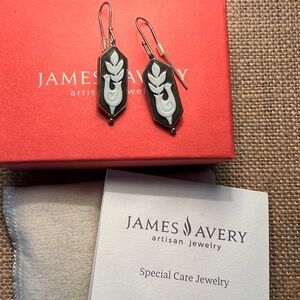 RETIRED James Avery Proud Peacock Earrings Women gift holiday